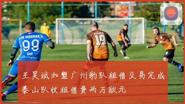 王昊斌加盟广州豹队租借交易完成泰山队收租借费两万欧元