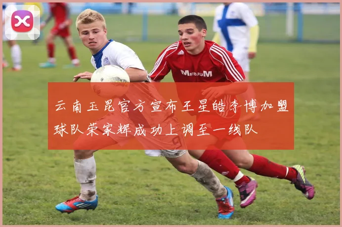 云南玉昆官方宣布王星皓李博加盟球队荣家辉成功上调至一线队